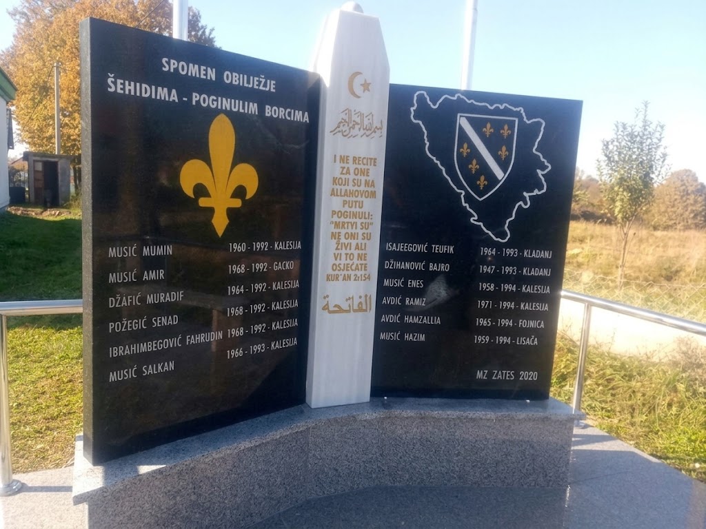 Spomen obilježje šehidima i poginulim borcima Zates