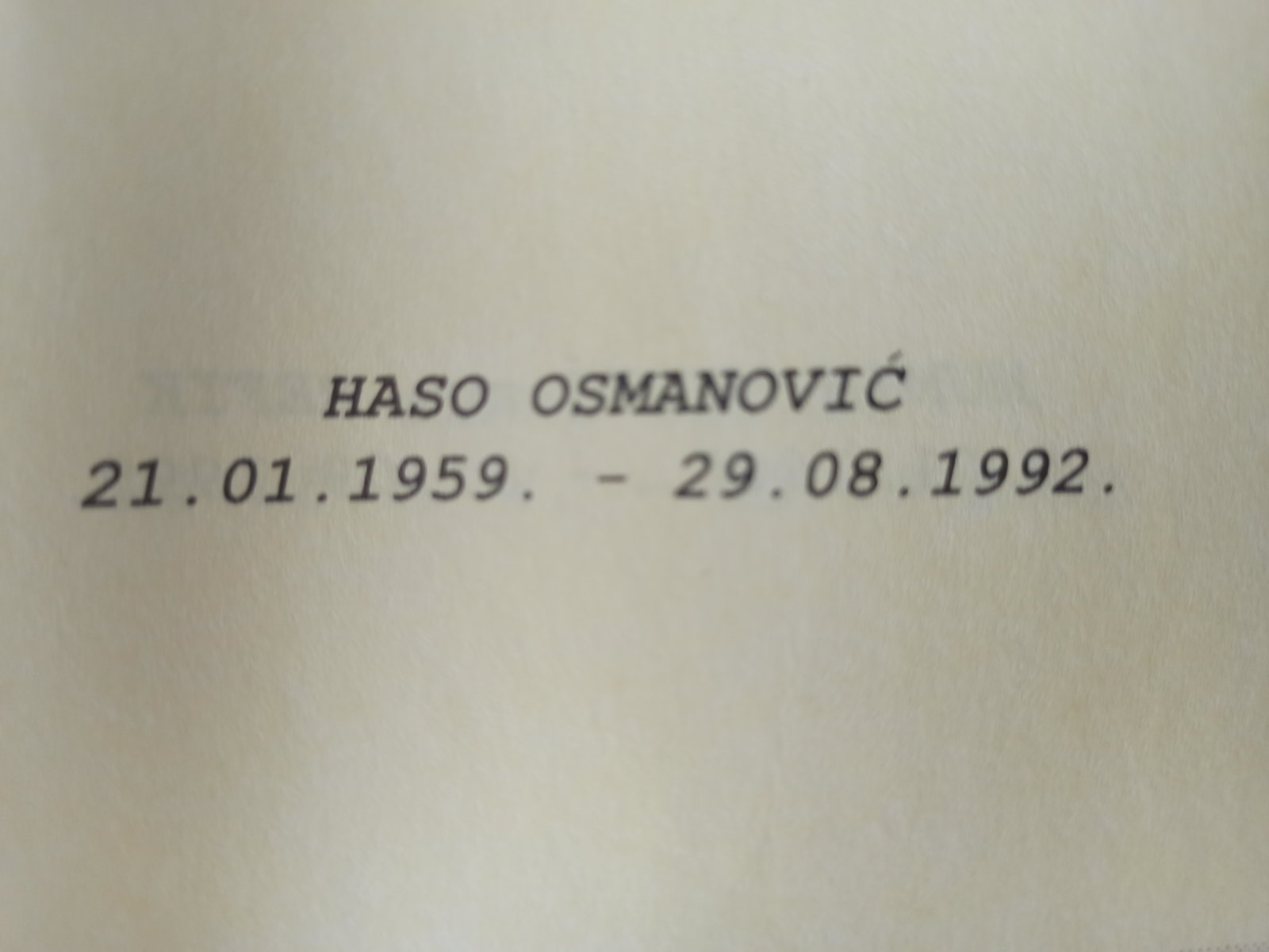 Haso Osmanović