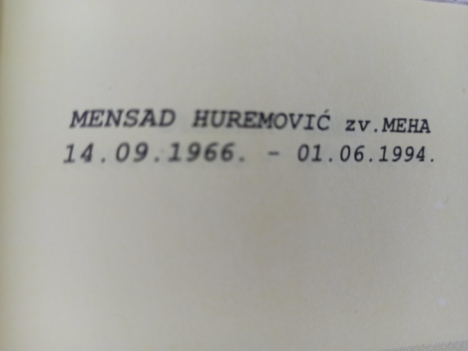 Mensad Huremović-Meha 