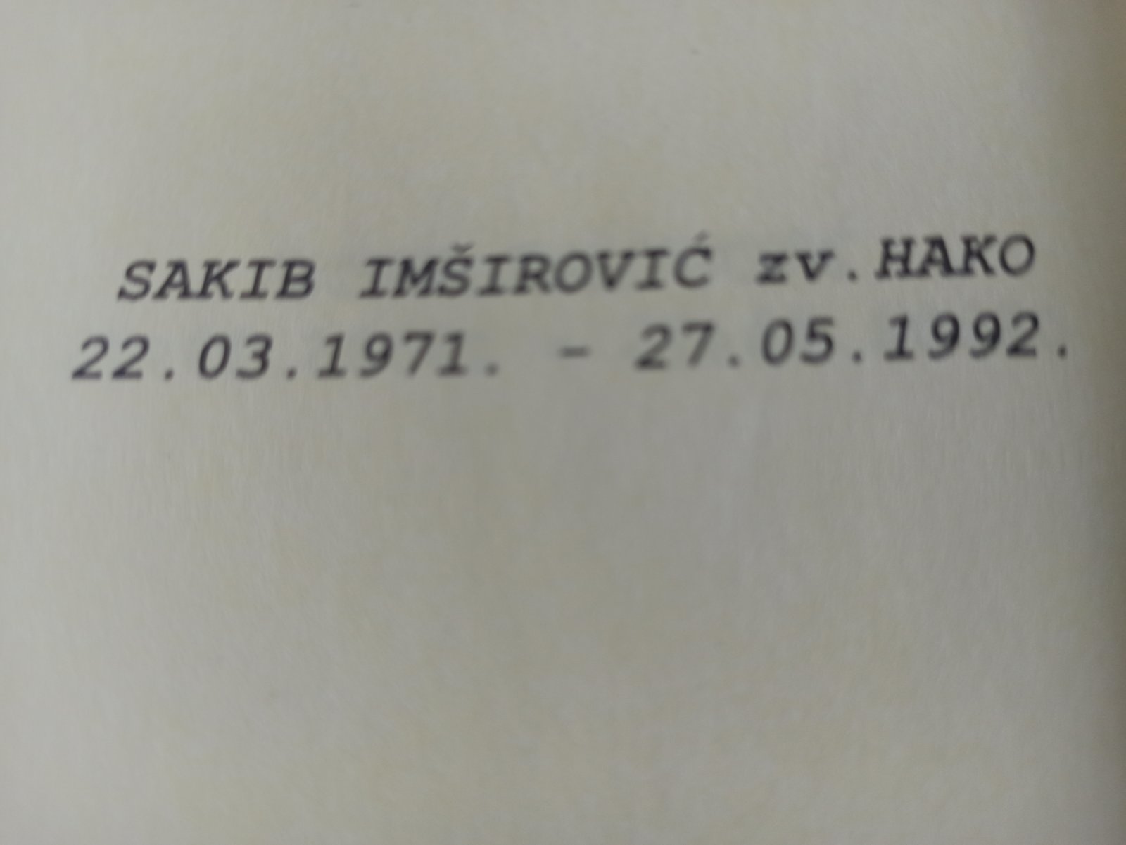 Sakib Imširović-Hako 
