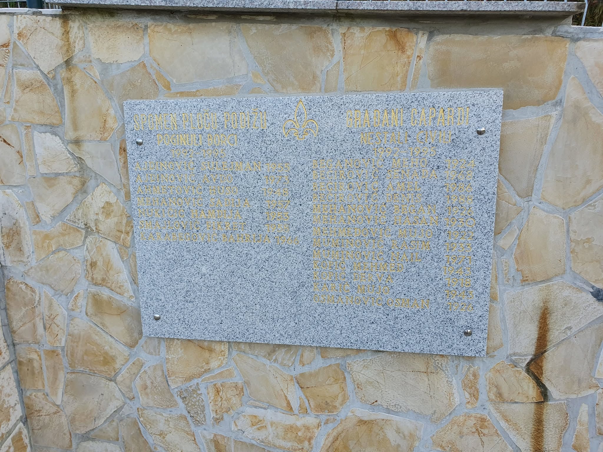 Spomen ploča Begovača