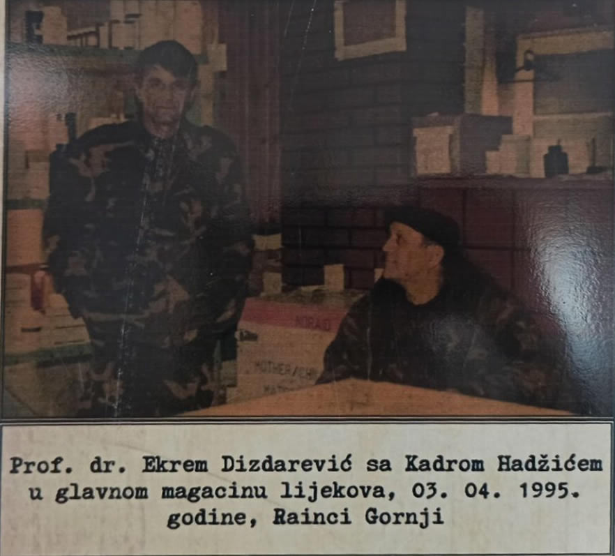 Prof. dr. Ekrem Dizdarević i Kadro Hadžić